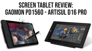 (REVIEW) Two cheap Cintiq alternatives || Gaomon PD1560, Artisul D16 Pro