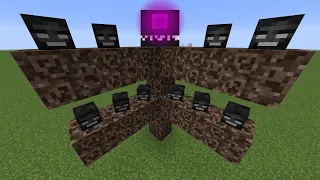 what if you create a TRIPLE WITHER STORM in MINECRAFT