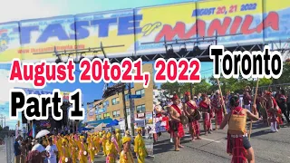 Taste of Manila Toronto Street festival at Bathurst and Wilson  2022,