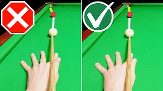 Snooker Cue Action Straight Line