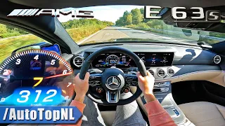 2022 Mercedes-AMG E63 S *312KM/H* TOP SPEED on AUTOBAHN by AutoTopNL