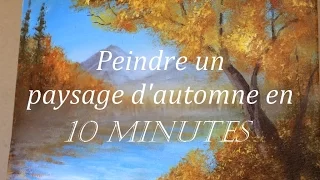 Peindre un paysage d'automne [Tutoriel acrylique]