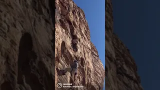 Climbing RED ROCKS for the first time || Incredible scenery! #climbing #rockclimbing