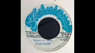 Junie Ranks - Ready Fi Them 7" -198x Techniques