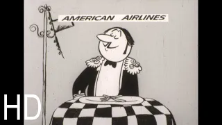 Raid Insect Spray / American Airlines 1960s Vintage Commercials In Spanish Española HD16mm Animated