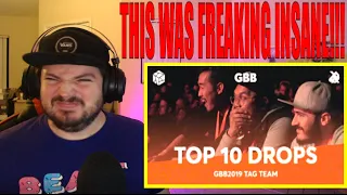 REACTION TO TOP 10 DROPS 😱 GRAND BEATBOX BATTLE TAG TEAM 2019