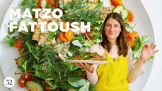 2 Delicious Passover Dishes: Matzo Fattoush & Charoset | In The Kitchen With