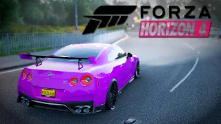 Forza Horizon 4 | Nissan GT R Aceleramos na Avenida | Gráficos no Ultra | I5 10400 RTX2060 Super