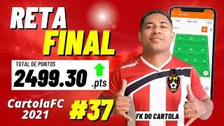 Cartola FC 2021: DICAS e ESCALAÇÃO do TIME TOP FK! 37 Rodada