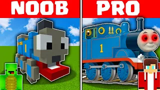 THOMAS.EXE HOUSE BUILD - NOOB vs PRO by Mikey and JJ (Maizen Parody)