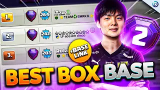 STARs BOX BASE LINK That Defended at 6700 TROPHIES | Clash of Clans TH16