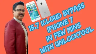 iOS 15.7,  iphone 7 icloud bypass with unlocktool in few mins