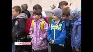 2014-09-26 г. Брест. МЧС. Эвакуация в СШ №7. Учения. Телекомпания  Буг-ТВ.