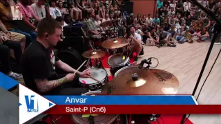 V1 Battle 2016 | Scotch (Скотч) vs Anvar (Анвар) | 1X1 Funky Drummer 1/4