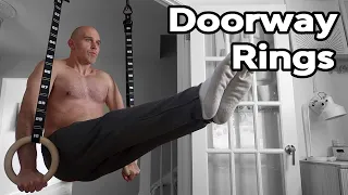 Using Gymnastics Rings SAFELY In A Doorway | Duonamic Rings Review