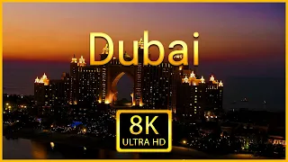 Dubai 8K ULTRA HD - Scenic Drone Relaxation Video With Calming Piano Music