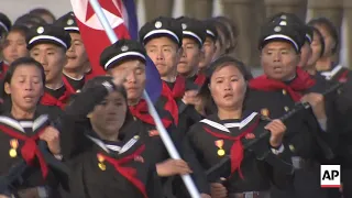 North Korea Parade Mashup