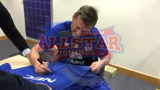 Duncan Ferguson (Shirt) autograph signing for Allstarsignings