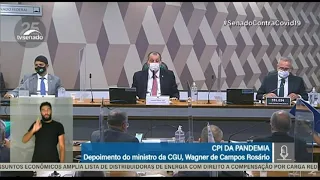 Aziz diz que Pacheco adotará providências em relação às ameaças de Jair Renan à CPI