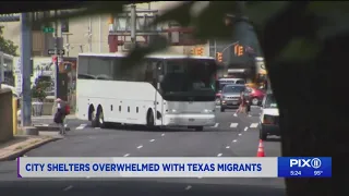 NYC shelters overwhelmed by influx of migrants from Texas