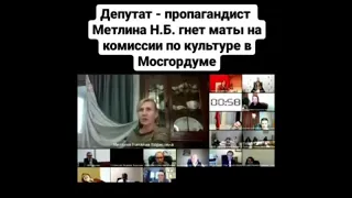 Депутат Метлина матерится в прямом эфире!