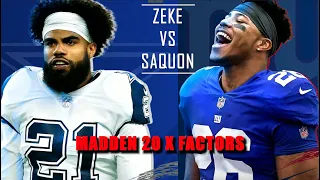 Madden 20 Ezekiel Elliott VS Saquon Barkley (Who has the best moves?)