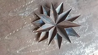 Amazing Technical | How to Make A STAR Flower using Square Tube #Crafting360