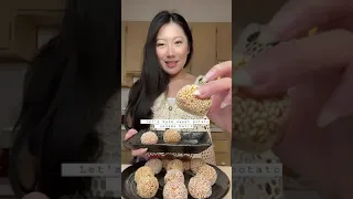 Sweet Potato Sesame Balls Recipe | Red Bean Paste Filling