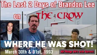 The Last 2 Days of Brandon Lee and where he was shot on the set of The Crow.  #brandonlee #theCrow