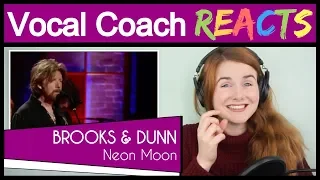 Vocal Coach reacts to Brooks & Dunn - Neon Moon (Live)