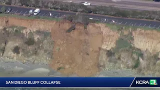 Bluff collapses in the Encinitas area of San Diego County