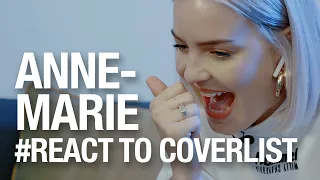 Anne-Marie Reacts To Korean Cover by CoverList | Reaction Video