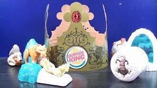 2014 ICE AGE SET OF 2 BURGER KING KIDS MEAL TOYS # 5 & 6 TOY REVIEW