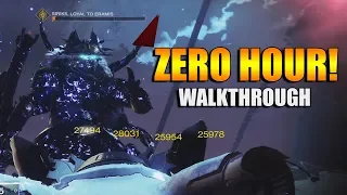 Destiny 2 Zero Hour Guide Complete Walkthrough Gameplay
