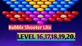 Bubble Shooter Lite. Puzzle Game. Level 16,17,18,19,20.