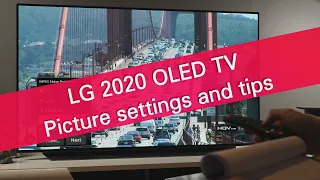 LG OLED 2020 BX CX GX WX ZX RX picture settings with tips