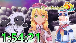 Rune Factory 5 | Any% Speedrun in 1:54:21