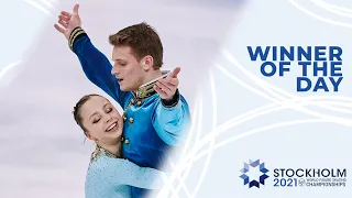 Winner of the Day | Boikova / Kozlovskii (FSR) | Pairs Short Program | #WorldFigure