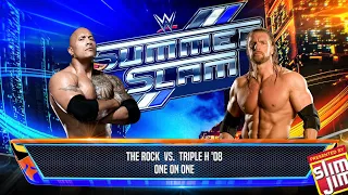 WWE 2K24 - Summer Slam - The Rock vs Triple H