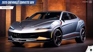 2025 Chevrolet Corvette SUV Revealed - Will be the famous Corvette's first SUV!
