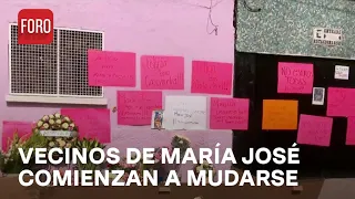 Vecinos del edificio donde vivía María José comienzan a mudarse - Expreso de la Mañana