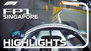 2019 Singapore Grand Prix: FP1 Highlights