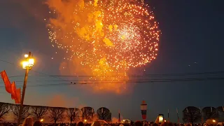 Салют 9 мая 2018 года. День Победы Санкт-Петербург