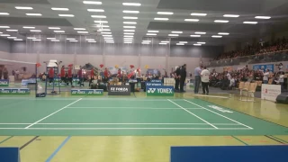Badminton Länderspiel Dänemark vs Deutschland