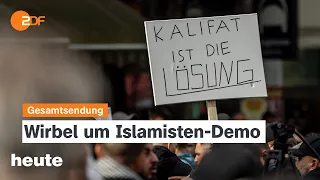 heute 19:00 Uhr vom 29.04.2024 Islamisten-Demo, Reichsbürger-Prozess, Nahost-Konflikt
