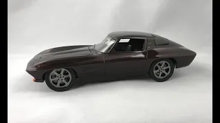 Building the AMT '63 Custom Corvette Sting Ray Split Window scale model kit Part 2