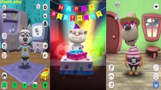 My Talking Tom VS MY TALKING DOG VS Talking Dog Max Gameplay Great Makeover for Children H