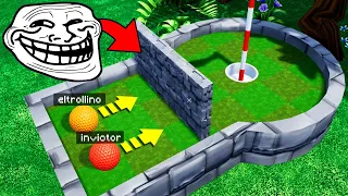 99% IMPOSIBLE COMPLETAR ESTE HOYO SECRETO 😂 MAPA TROLL en GOLF IT con LOS COMPAS