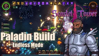 Scarlet Tower -  Rhys - Paladin-Necromancer build on Nightpine Endless [Gameplay Speed 300%]