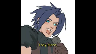 I say disco you say party - but its zack fair angeal hewley & sephiroth from ff7 ccr animatic meme